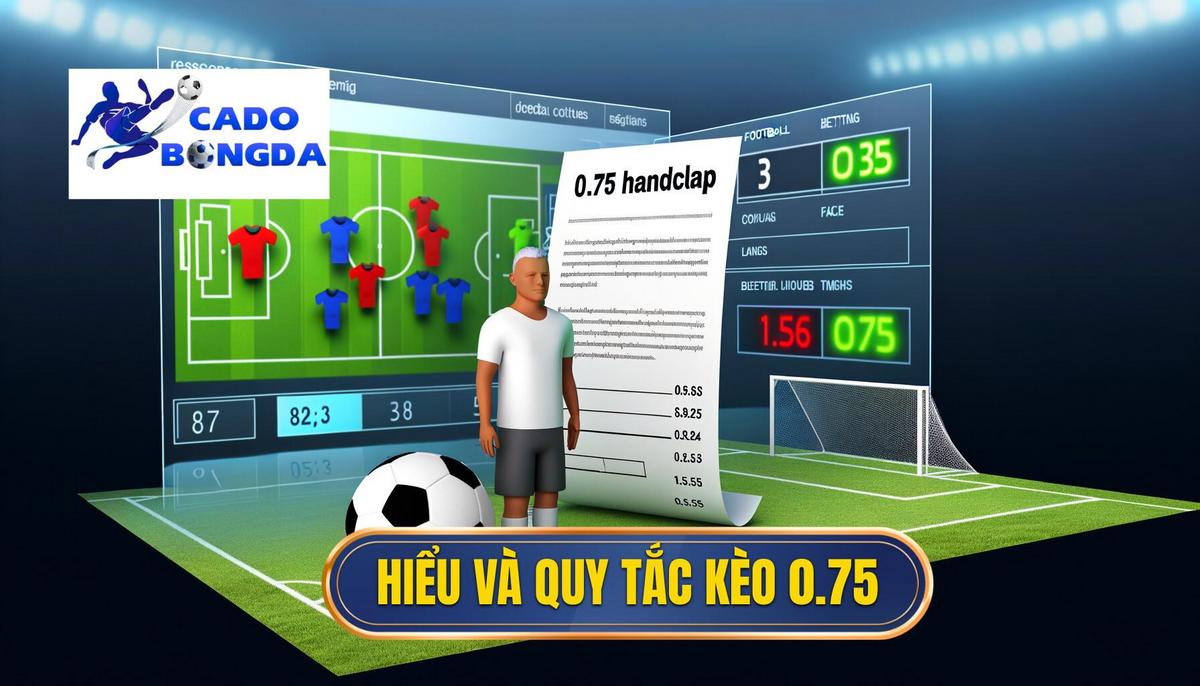 Kèo chấp 0.75 là gì? Phân tích chi tiết cách chơi hiệu quả 2 Cách hiểu và quy tắc cơ bản của kèo 0.75
