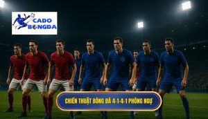 Chiến thuật bóng đá 4-1-4-1 phòng ngự