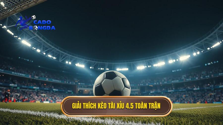 Giải thích kèo tài xỉu 4.5 toàn trận