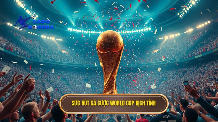 Sức hút mãnh liệt của cá cược bóng đá World Cup