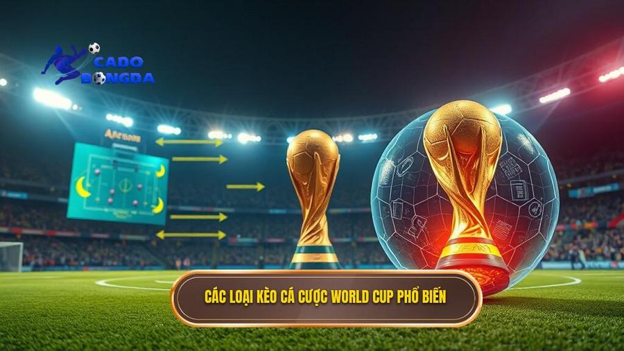 Các loại kèo phổ biến trong cá cược bóng đá World Cup