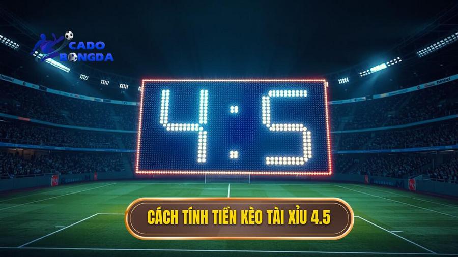 Cách tính tiền kèo tài xỉu 4.5