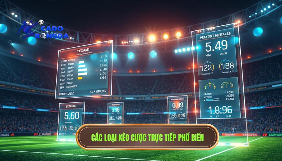 Các loại kèo cược trực tiếp phổ biến
